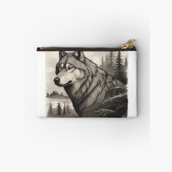 Item preview, Vintage Wolf - Retro wolf design designed and sold by TabtisWorld.