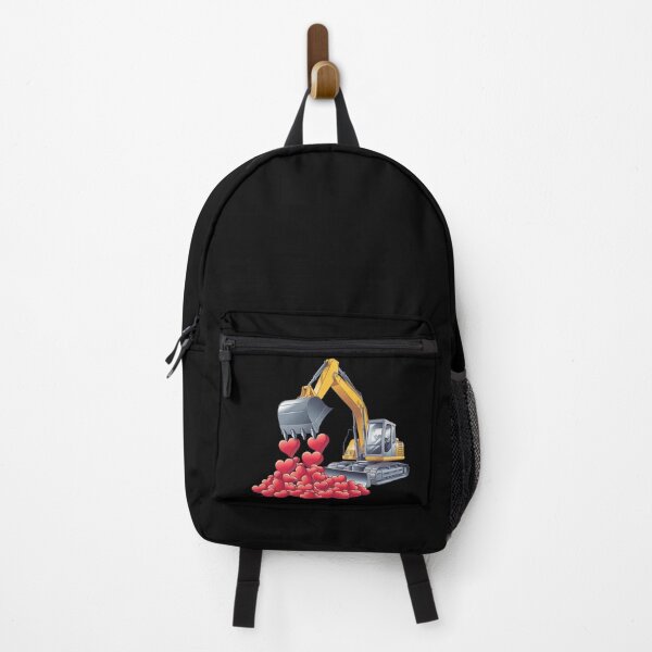Item preview, Excavator Spilling Red Hearts Valentine's Day Gift designed and sold by ToxiCool.