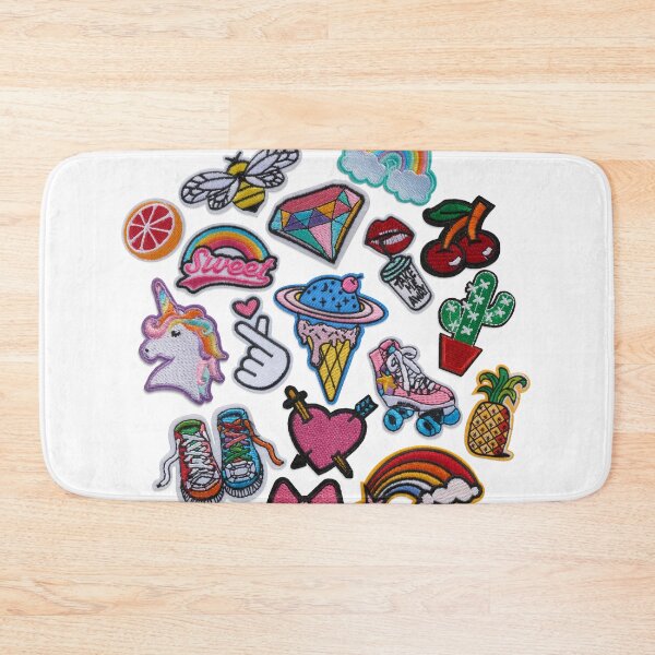 Item preview, Retro Embroidered Sticker Patch Set designed and sold by BlackLuckyCat.