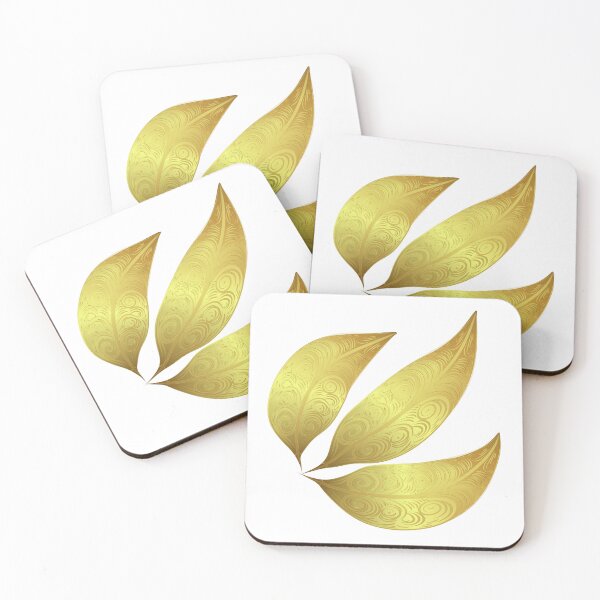 Item preview, Gold leaves designed and sold by artoriginal.