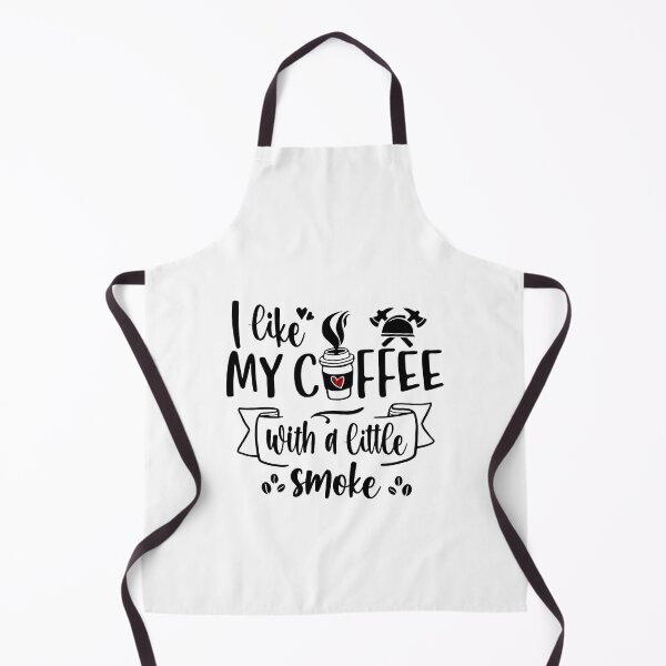 Item preview, I Like My Coffee With a Little Smoke Says firefighter Funny Retired Firefighter Humor designed and sold by Jokerstyle.