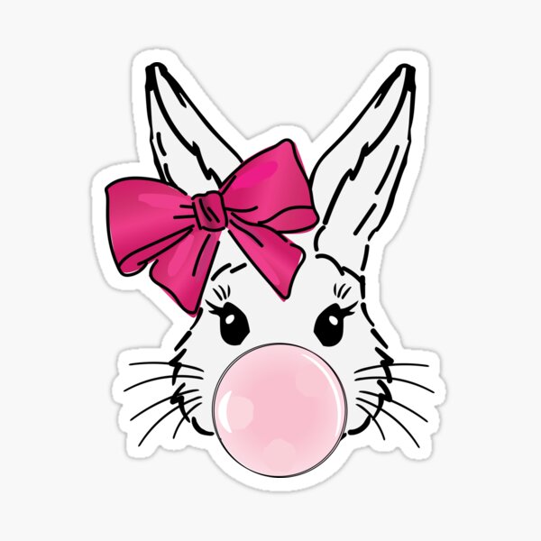 Item preview, Easter Bunny with Bubble  designed and sold by MagnoliaLake.