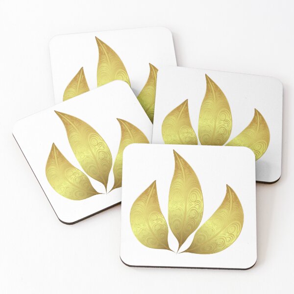 Item preview, Gold leaves 2 designed and sold by artoriginal.