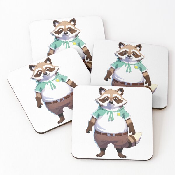 Item preview, Raccoon in a nice outfit designed and sold by DesignMapachiss.