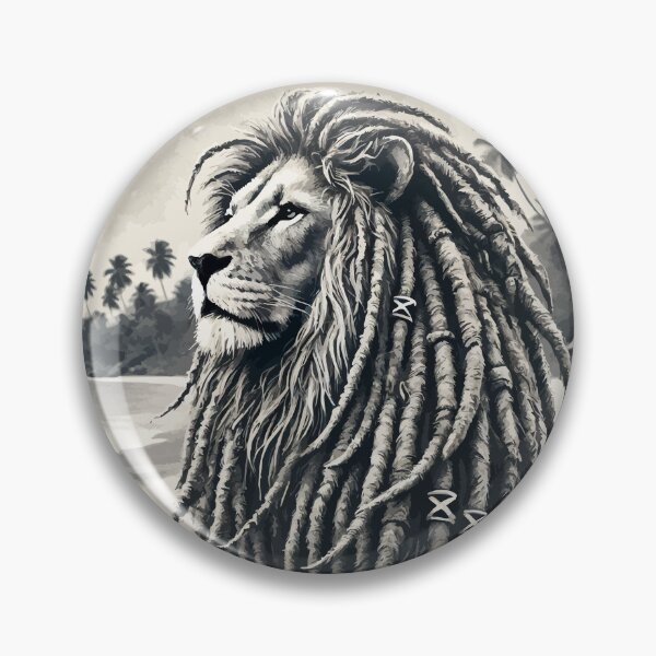Item preview, Rasta Rastafari Lion Jamaica Beach Vintage designed and sold by TomFrontierArt.