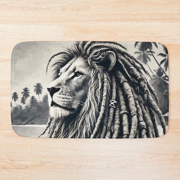 Item preview, Rasta Rastafari Lion Jamaica Beach Vintage designed and sold by TomFrontierArt.