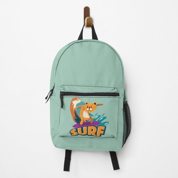 Item preview, Funny Surfing Cat  Aloha Surfer designed and sold by ToxiCool.