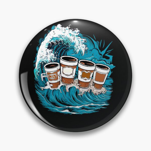Item preview,  The Great Wave Of Coffee   designed and sold by box-artshop.