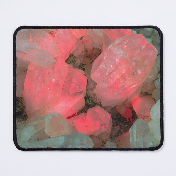 Item preview, Laser Induces Quartz to Glow Red  designed and sold by Bill Spengler's Photographic Thoughts.