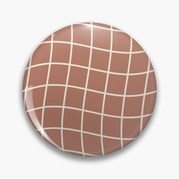 Item preview, Aesthetic and minimalist mocha mousse checkered pattern designed and sold by ElizabethCoelho.