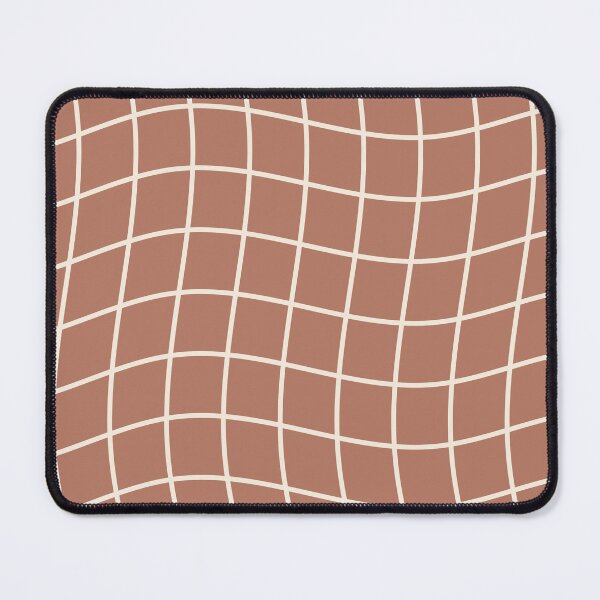 Item preview, Aesthetic and minimalist mocha mousse checkered pattern designed and sold by ElizabethCoelho.