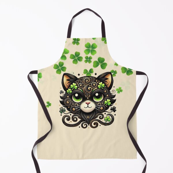 Item preview, Lucky Charm Kitty designed and sold by LyssasMindArt.
