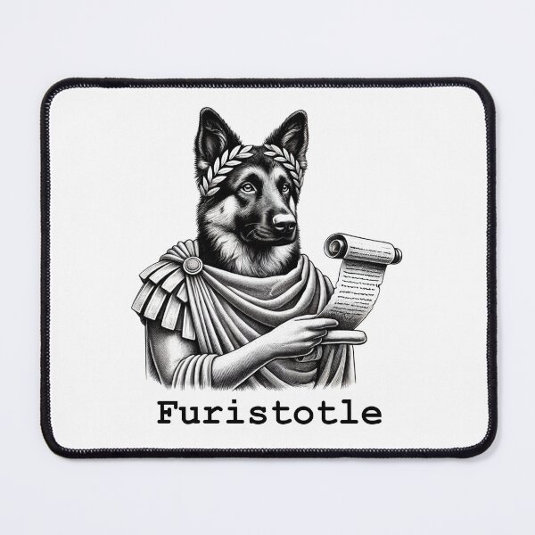 Item preview, Furistotle – Wise Greek Philosopher Dog Tee for Thinkers and Pet Lovers designed and sold by BlankCanvasHaHa.