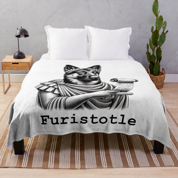 Item preview, Furistotle – Wise Greek Philosopher Dog Tee for Thinkers and Pet Lovers designed and sold by BlankCanvasHaHa.