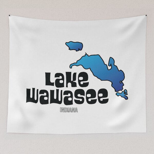 Item preview, Lake Wawasee Indiana designed and sold by SwiftSlothMedia.