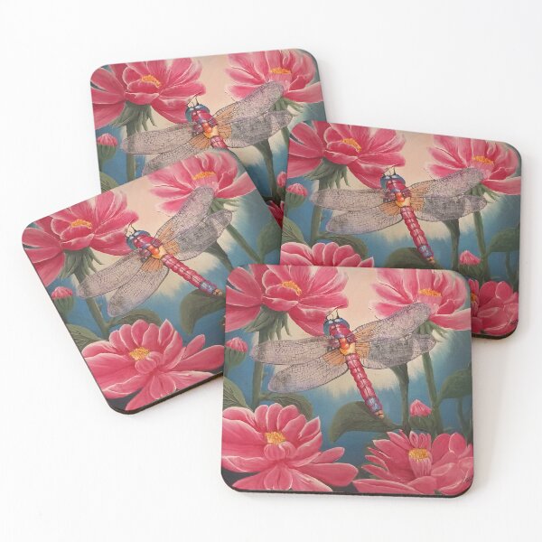 Item preview, Dragonfly Bloom in acrylics designed and sold by SuzansCreations.