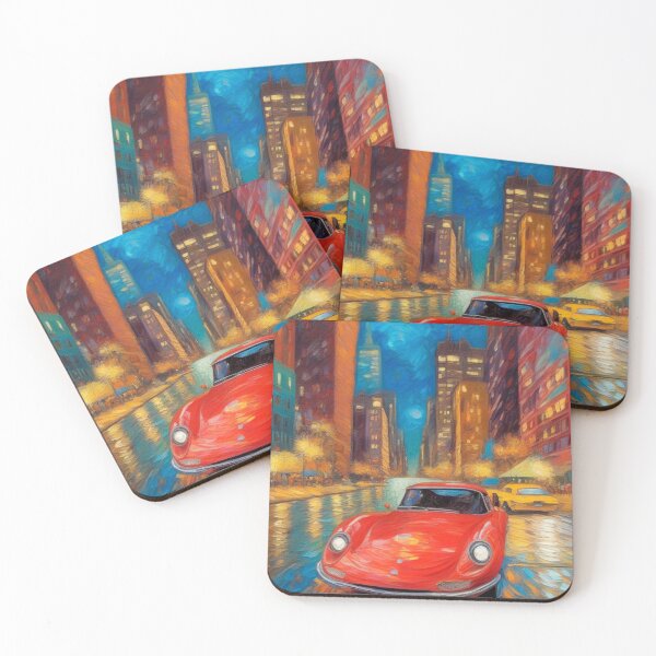 Item preview, Classic red sport car paint designed and sold by Ecliz.