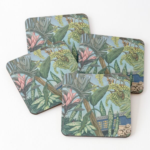 Item preview, Tropical Garden Painting  designed and sold by alloftheinspired.