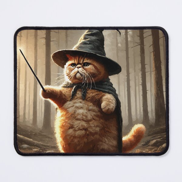 Item preview, Meowzard Cat Wizard Funny Halloween designed and sold by TomFrontierArt.
