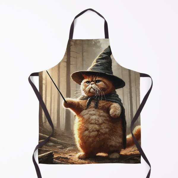 Item preview, Meowzard Cat Wizard Funny Halloween designed and sold by TomFrontierArt.