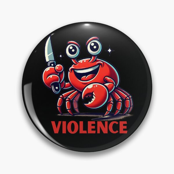Item preview, Violencia con cuchillo de cangrejo designed and sold by ToxiCool.