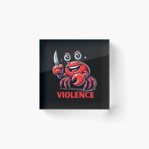 Item preview, Crab Knife Violence designed and sold by ToxiCool.