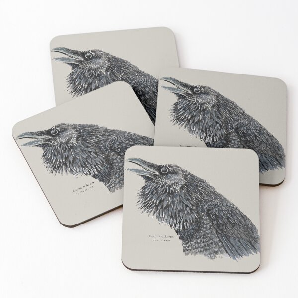 Item preview, Common Raven Painting designed and sold by Stephen Emms.