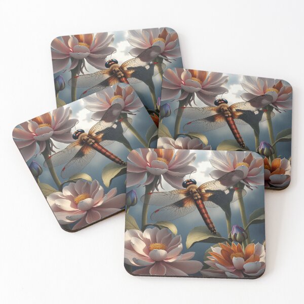 Item preview, Dragonfly bloom AI Conversion designed and sold by SuzansCreations.