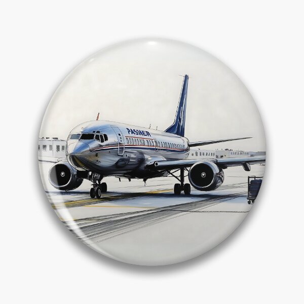 Item preview, Metallic Vintage Airplane Taxiing at Airport - Aviation Art designed and sold by EMaviation_.