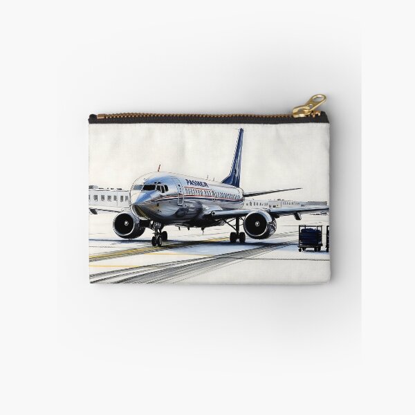 Item preview, Metallic Vintage Airplane Taxiing at Airport - Aviation Art designed and sold by EMairplanes.
