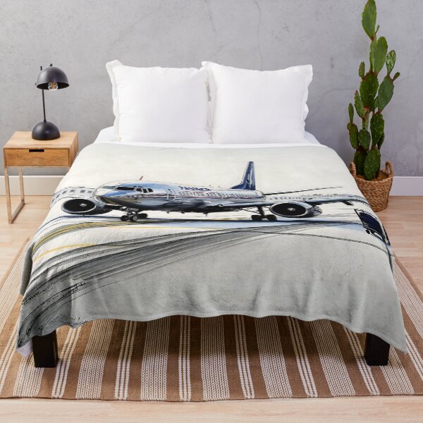 Item preview, Metallic Vintage Airplane Taxiing at Airport - Aviation Art designed and sold by EMairplanes.