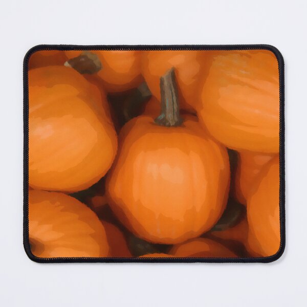 Item preview, Bright Orange Fall Pumpkins Digital Autumn Painting designed and sold by amgraphics.