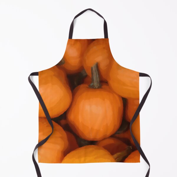 Item preview, Bright Orange Fall Pumpkins Digital Autumn Painting designed and sold by amgraphics.