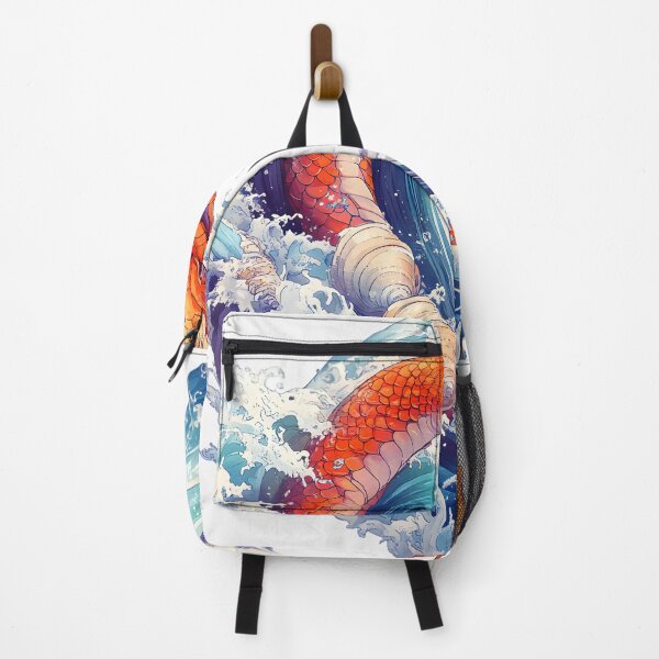 Item preview, Mystical Water Dragon Over Ocean Waves – Vibrant Fantasy Art designed and sold by AnnDesignStudio.