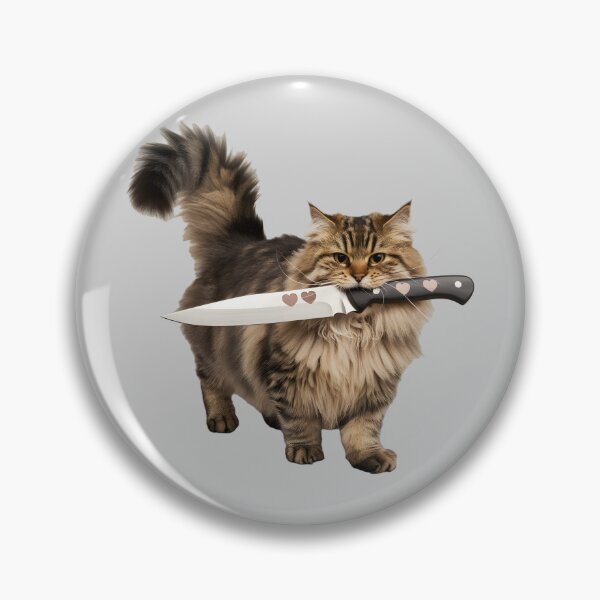 Item preview, Knife Kitty designed and sold by Orca Chuckle Studios.