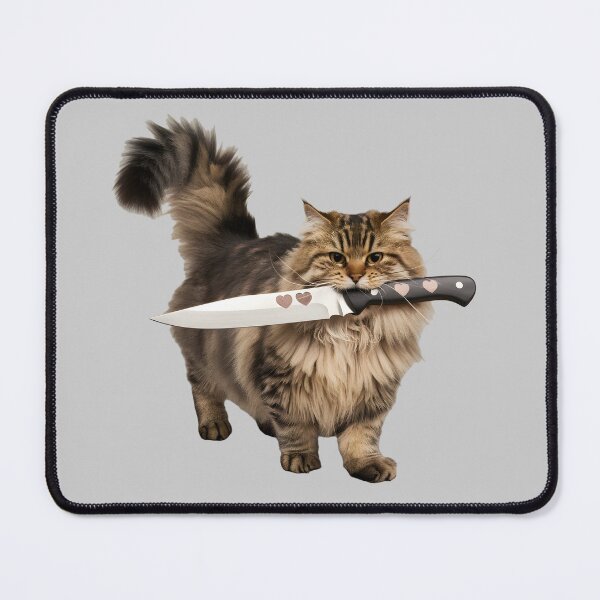 Item preview, Knife Kitty designed and sold by Orca Chuckle Studios.