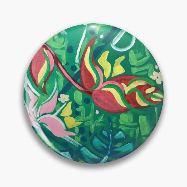 Item preview, Abstract Tropical Garden Painting (partial) designed and sold by alloftheinspired.