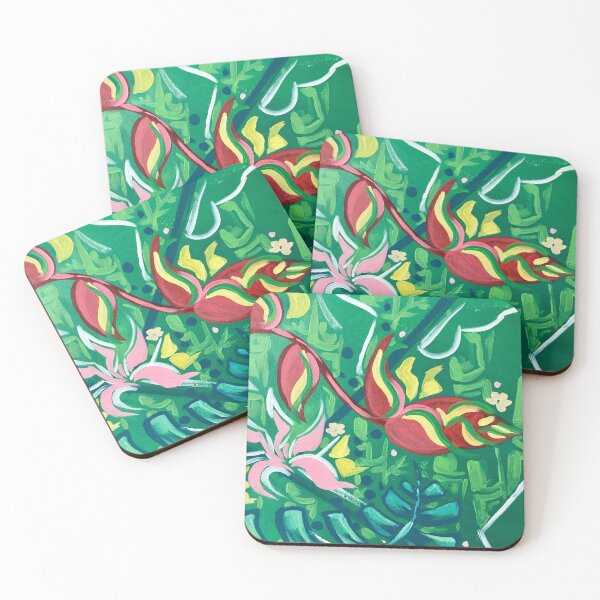Item preview, Abstract Tropical Garden Painting (partial) designed and sold by alloftheinspired.