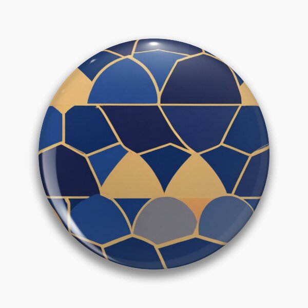 Item preview, Blue Geometric Tiles designed and sold by TondoMeander.