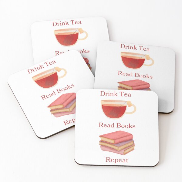 Item preview, Drink Tea Read Books Repeat designed and sold by FABOArt.