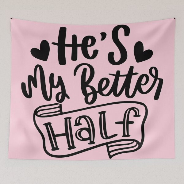 Item preview, He's My Better Half Valentine Vibes, Cute Love Shirt, Valentines Day Shirt, Lover Shirt, Couple Gift Shirt, Heart Lover Gift Tee, Happy Valentines, Valentine Shirt designed and sold by FitFisher.