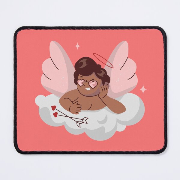 Item preview, african cherub angel black cupid valentines designed and sold by Gossip Rag.