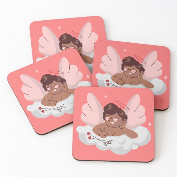 Item preview, african cherub angel black cupid valentines  designed and sold by Gossip Rag.