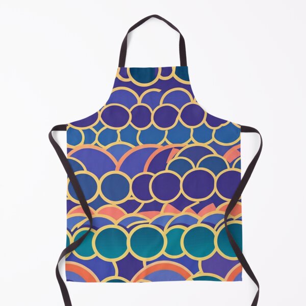 Item preview, Colorful Circles Waves Geometric Pattern designed and sold by TondoMeander.