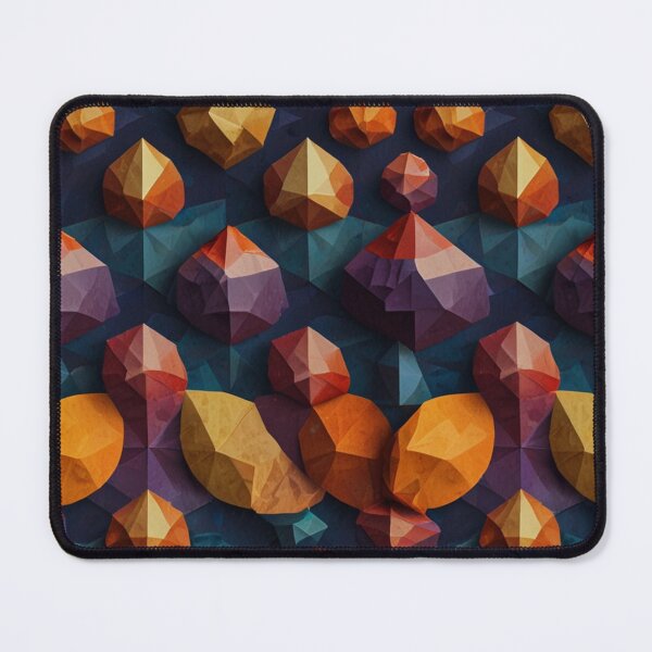 Item preview, Colorful Crystals Geometric Pattern designed and sold by TondoMeander.