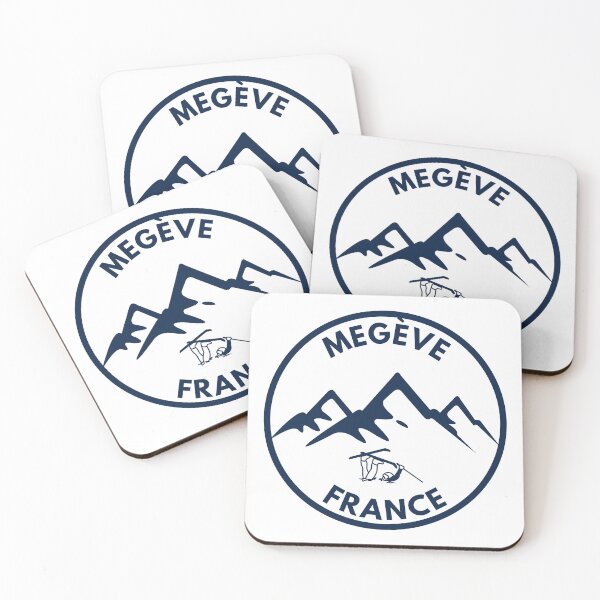 Item preview,  Cool Megeve Ski Resort France Mountain designed and sold by karmdaf.