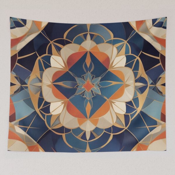 Artikelvorschau, Geometrisches Blumen-Mandala-Muster entworfen und verkauft von TondoMeander.
