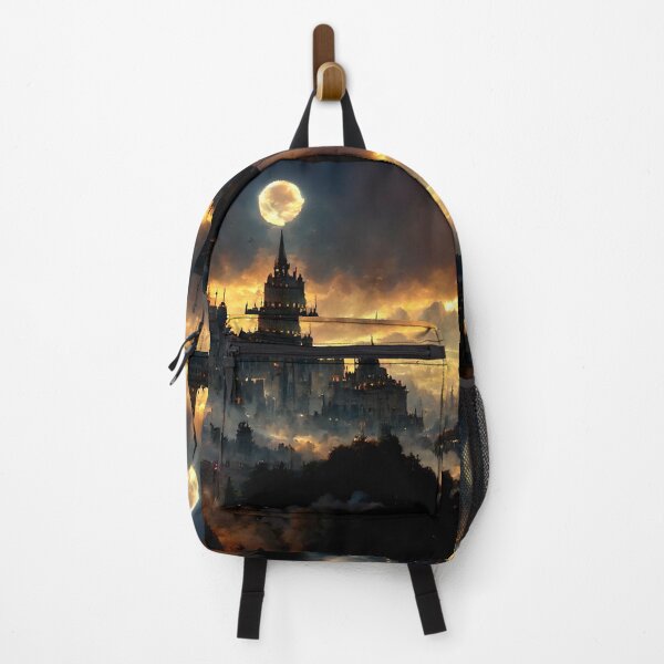 Item preview, Fantasy Castle Under Moonlit Skies designed and sold by Amr Siam.