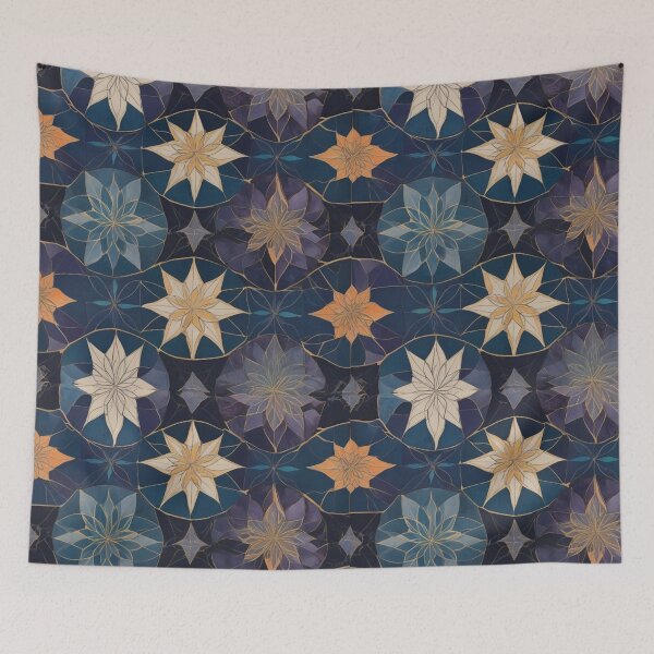 Item preview, Flowers Geometric Pattern designed and sold by TondoMeander.