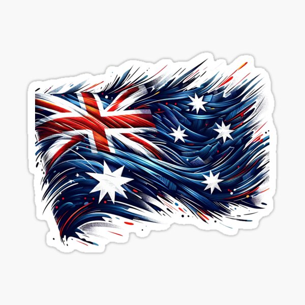 Item preview, Australian Flag designed and sold by maistendencias.